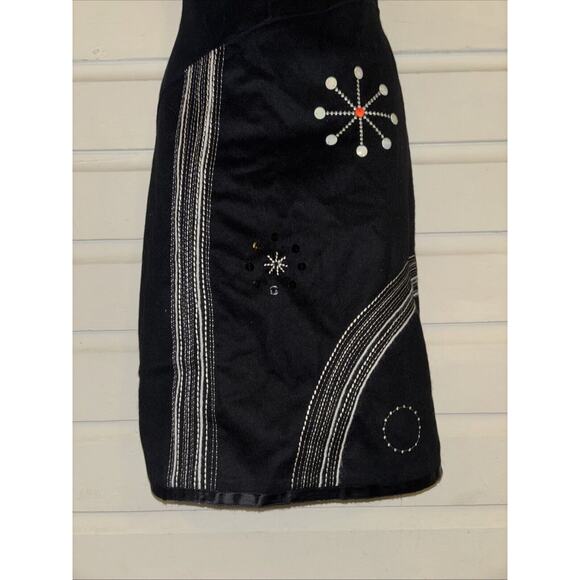 Didier Parakian Virgin Wool And Cashmere Blend Sleeveless Dress Size 8 - Picture 5 of 8